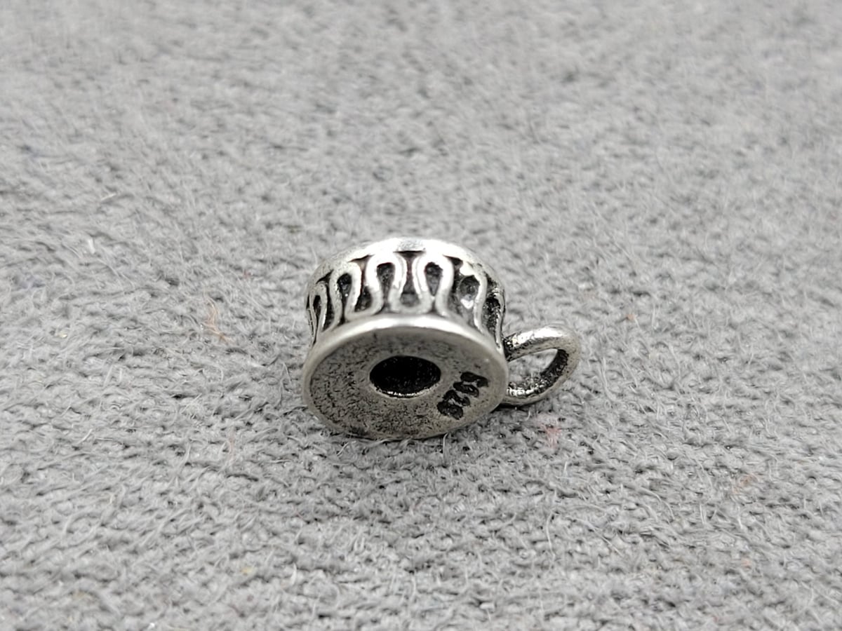 Бейл (830) 6*8,6 мм т. 3,4 мм ( гіпоаллергений сплав) родій