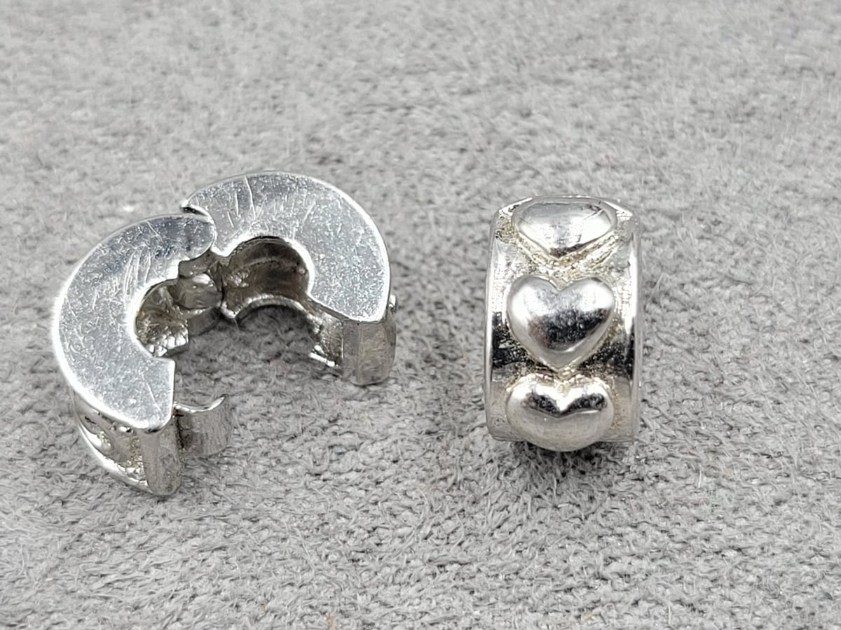 Бусина замок фіксатор для браслета *пандора* (гіпоалергений сплав)