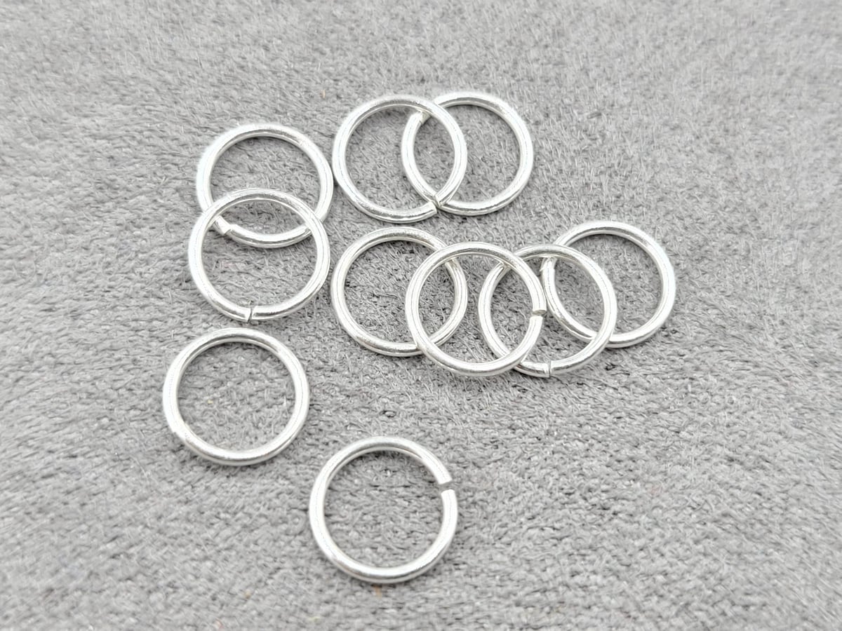 З'єднувальні кільця (830) 8 мм 12 шт (гіпоалергений сплав)