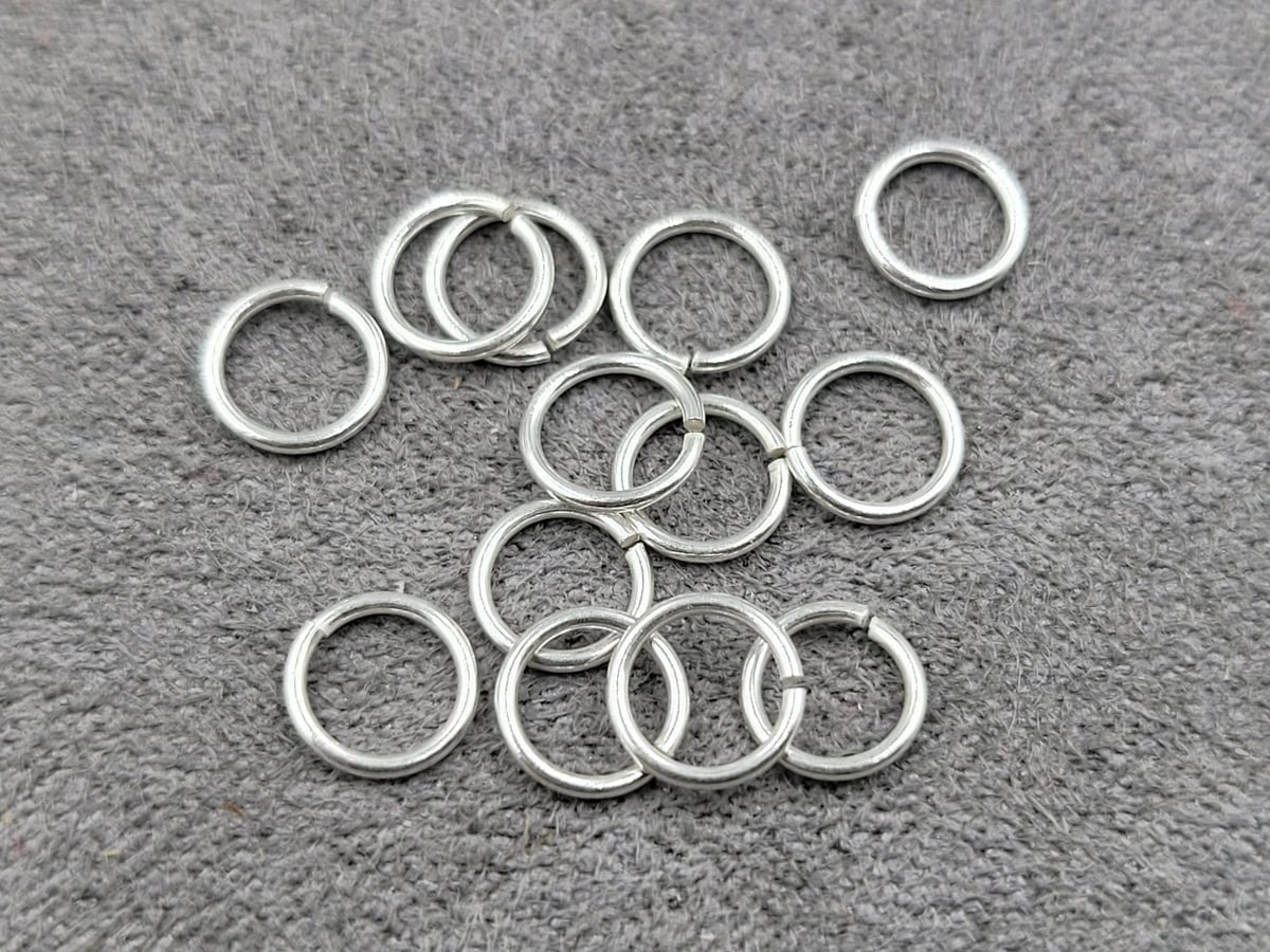 З'єднувальні кільця (830) 6 мм 17 шт (гіпоалергений сплав)