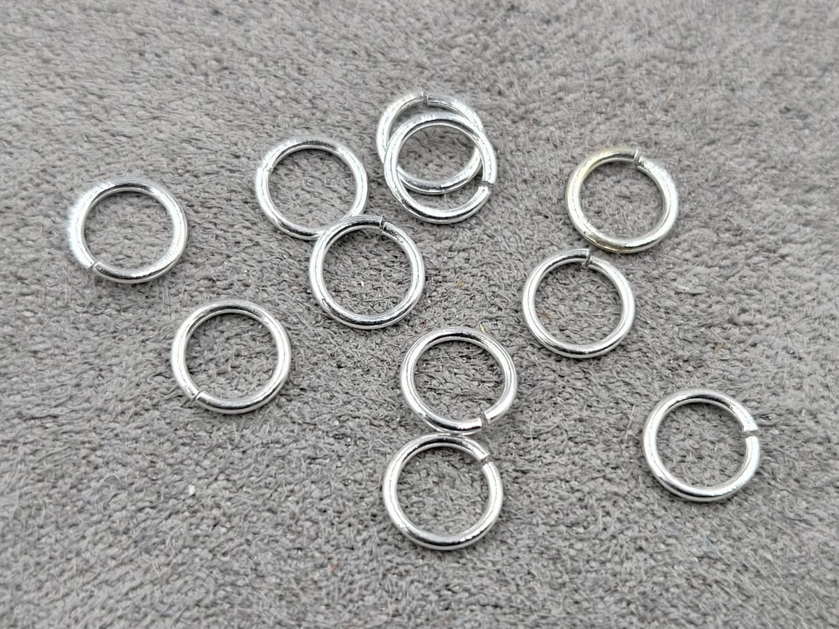 З'єднувальні кільця (925) 6 мм 17 шт (гіпоалергений сплав)