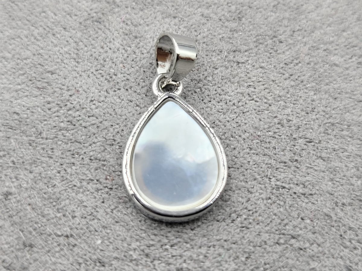 Підвіска 10*18 мм колір сталь (гіпоалергений сплав)