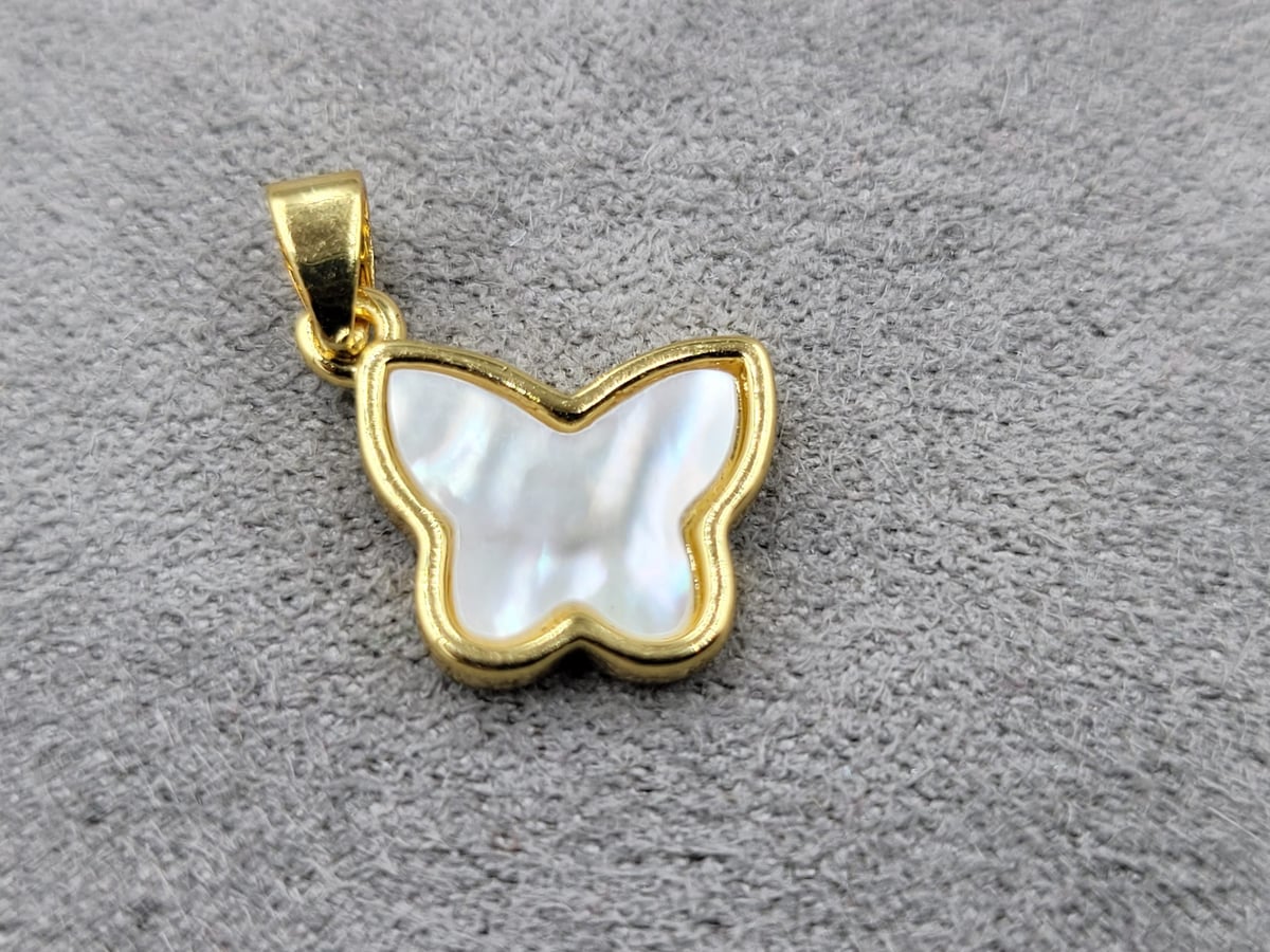 Підвіска 14*11 мм колір лимонне золото (гіпоалергений сплав)