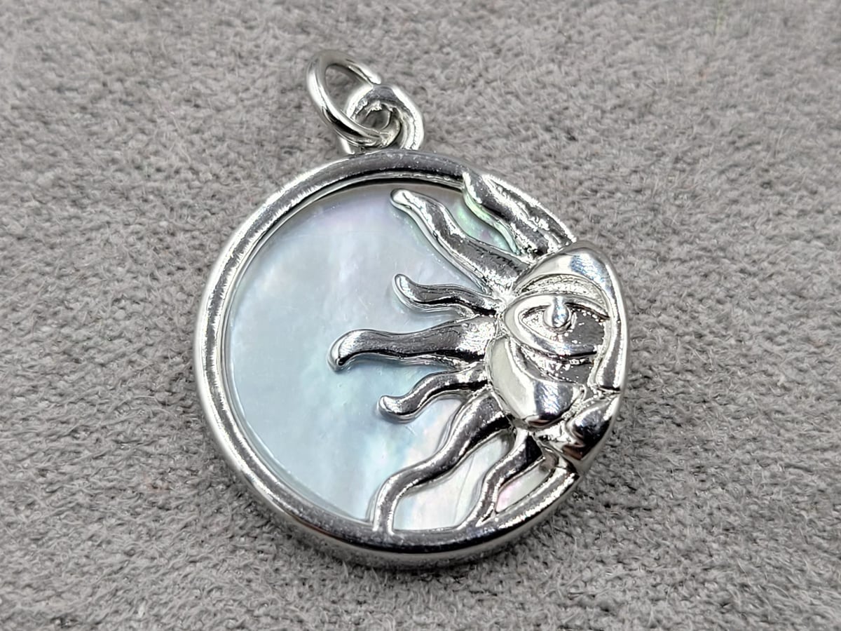 Підвіска 18 мм колір сталь (гіпоалергений сплав)