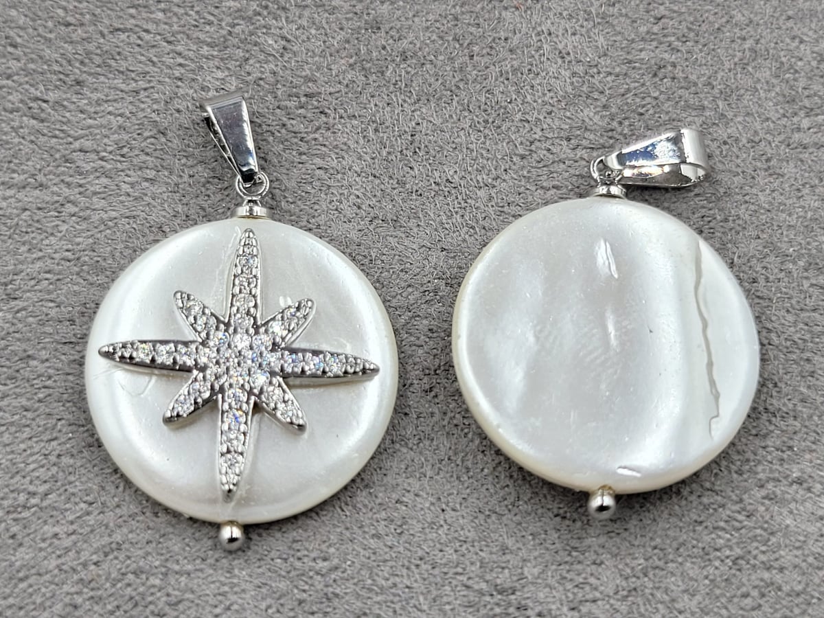 Підвіска 20 мм родій (гіпоалергений сплав)