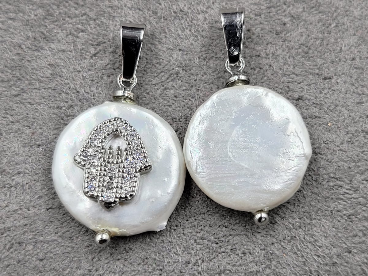 Підвіска 15 мм родій (гіпоалергений сплав)