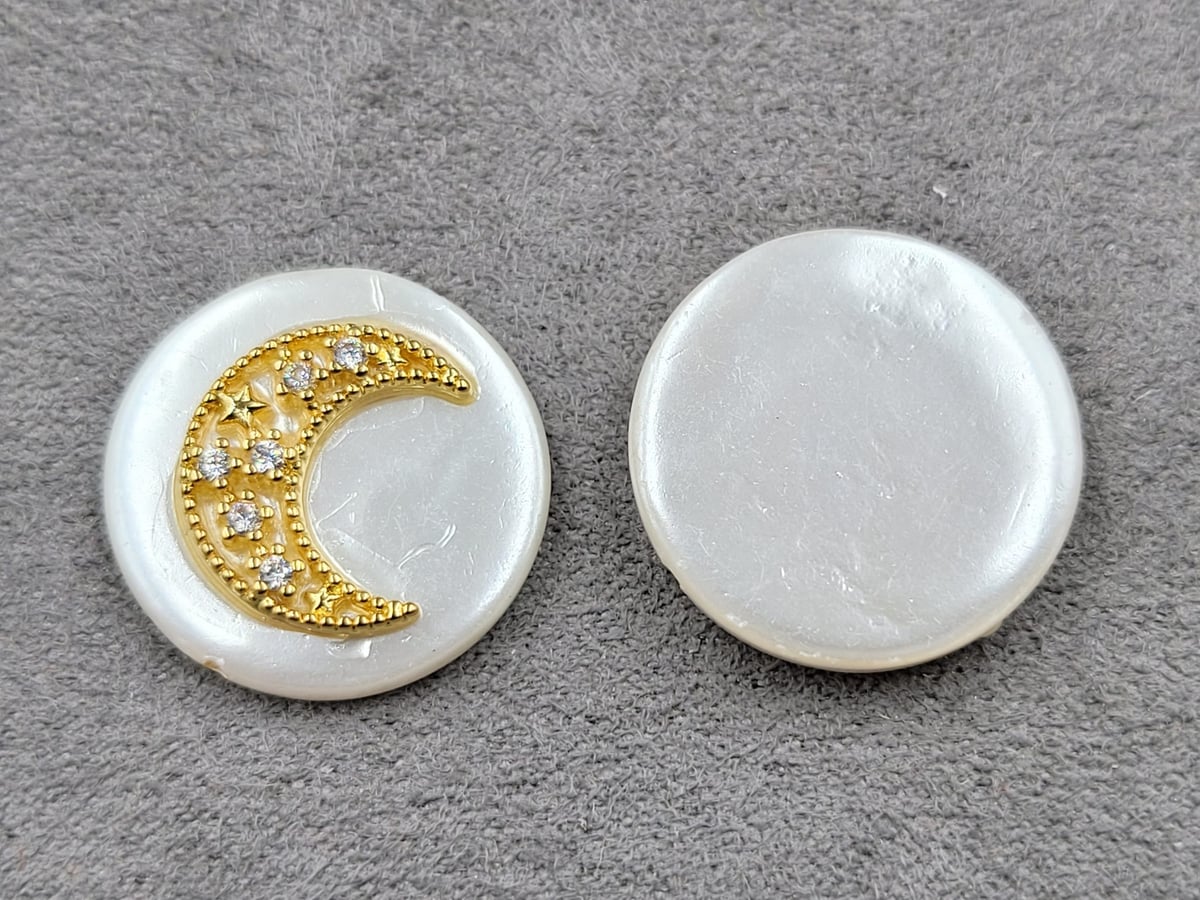 Бусина 20 мм колір лимоне золото (гіпоалергений сплав)