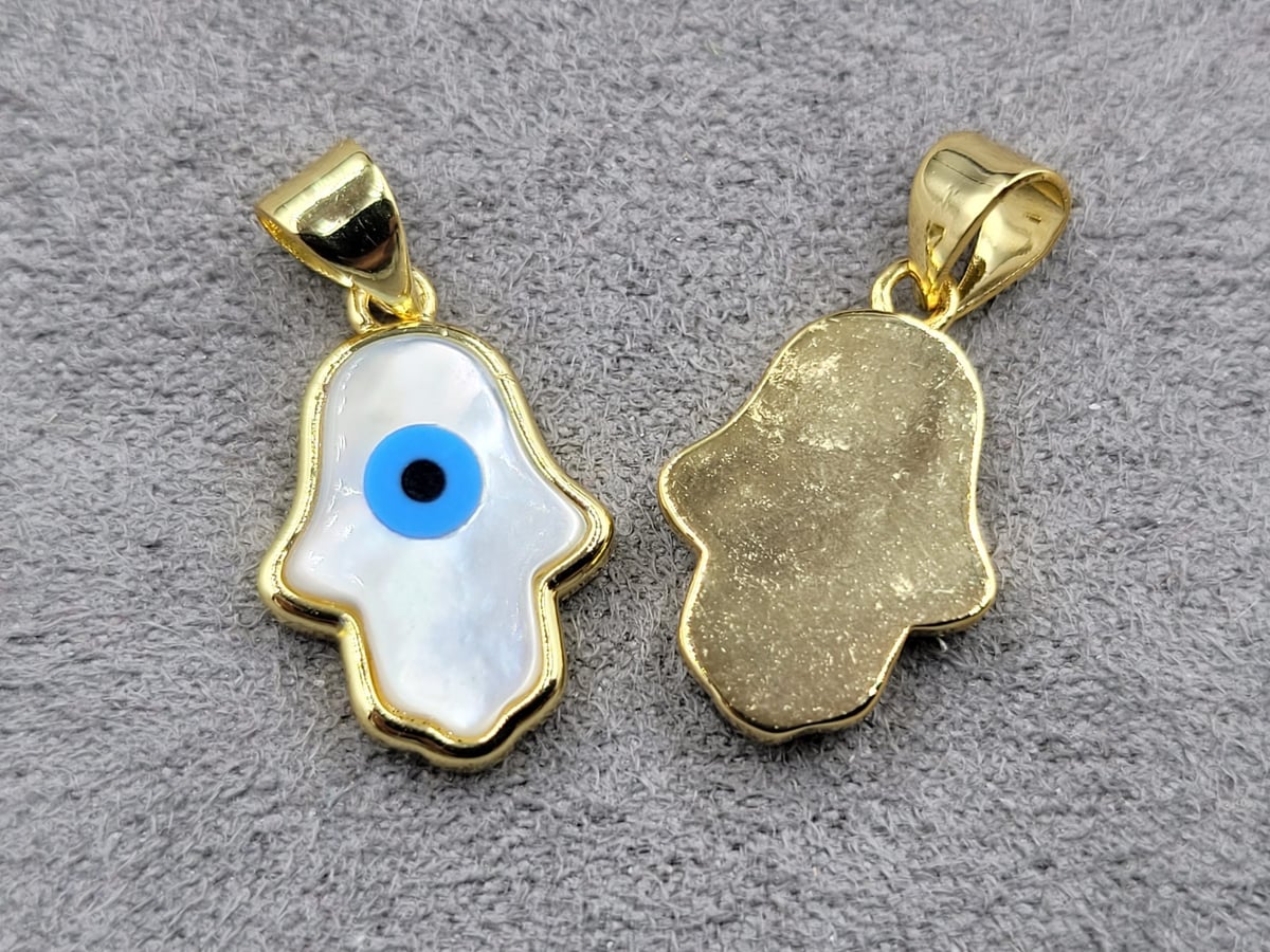 Підвіска 12*18 мм колір лимонне золото (гіпоалергений сплав)