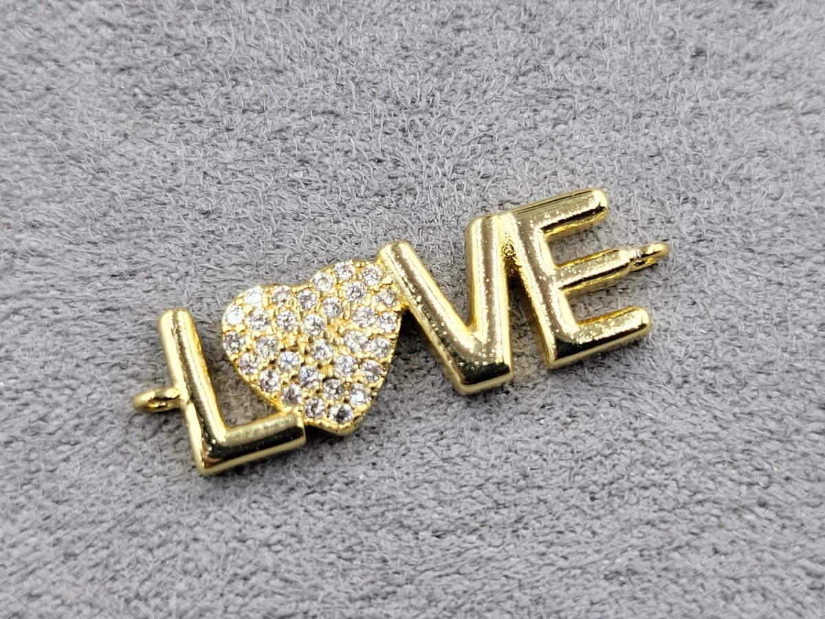 Конектор 8*18 мм колір лимонне золото (гіпоалергений сплав)