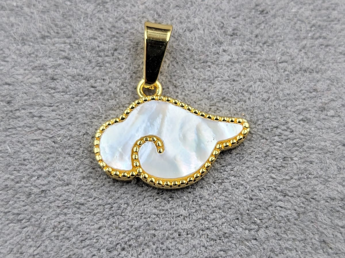 Підвіска 16,5*12,5 мм колір лимонне золото (гіпоалергений сплав)