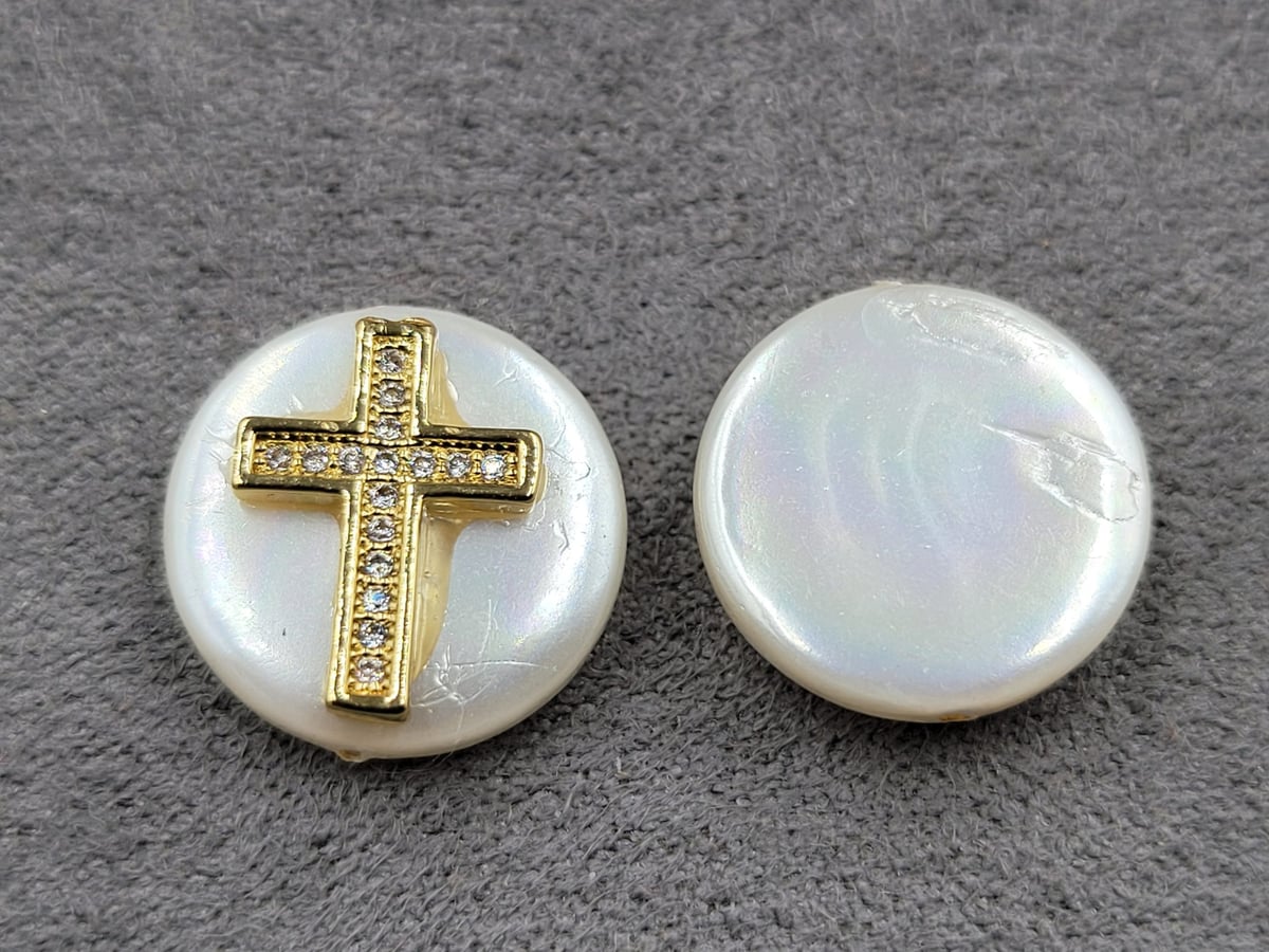 Бусина 15 мм лимоне золото (гіпоалергений сплав)