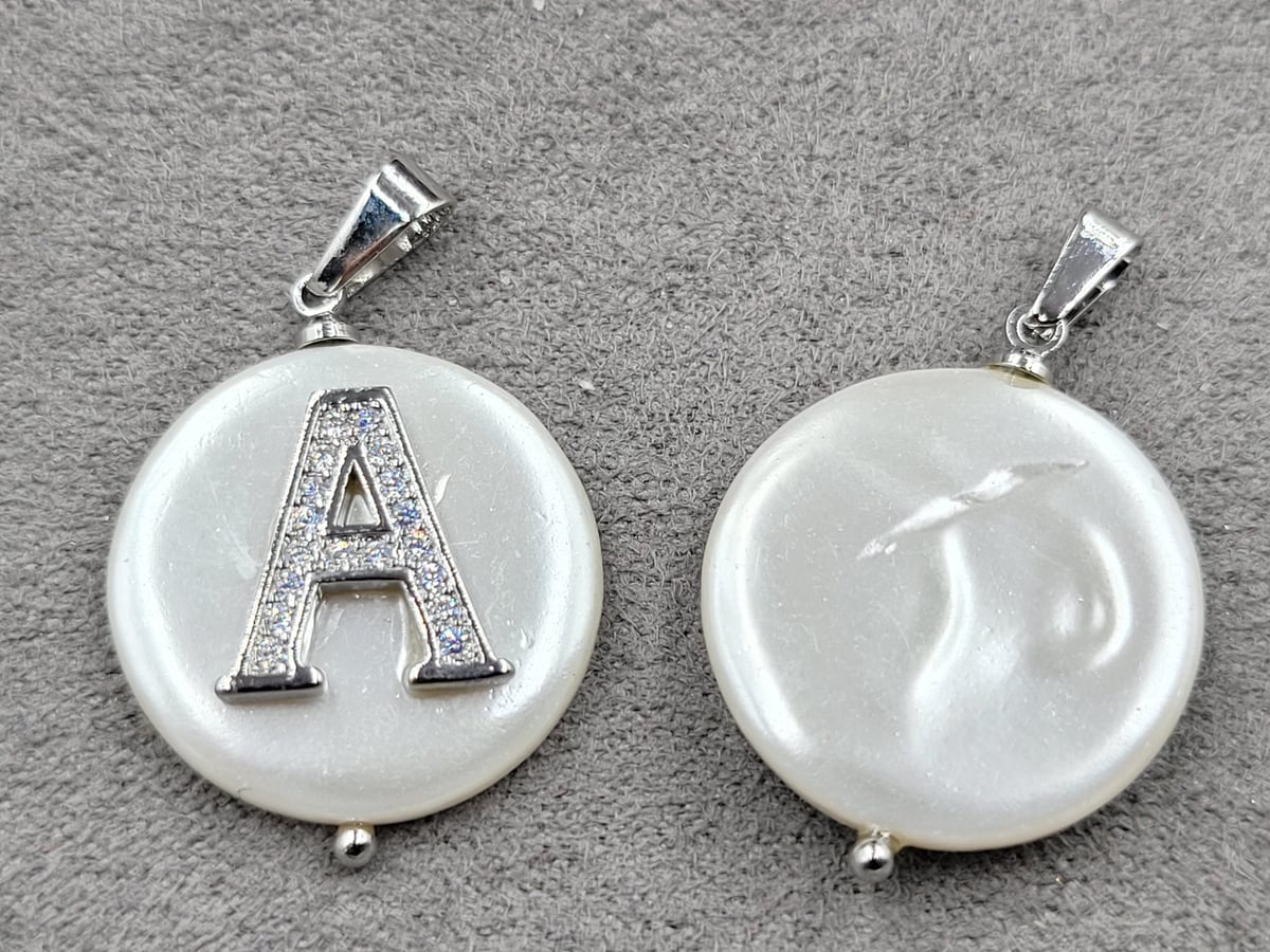 Підвіска 20 мм родій (гіпоалергений сплав)