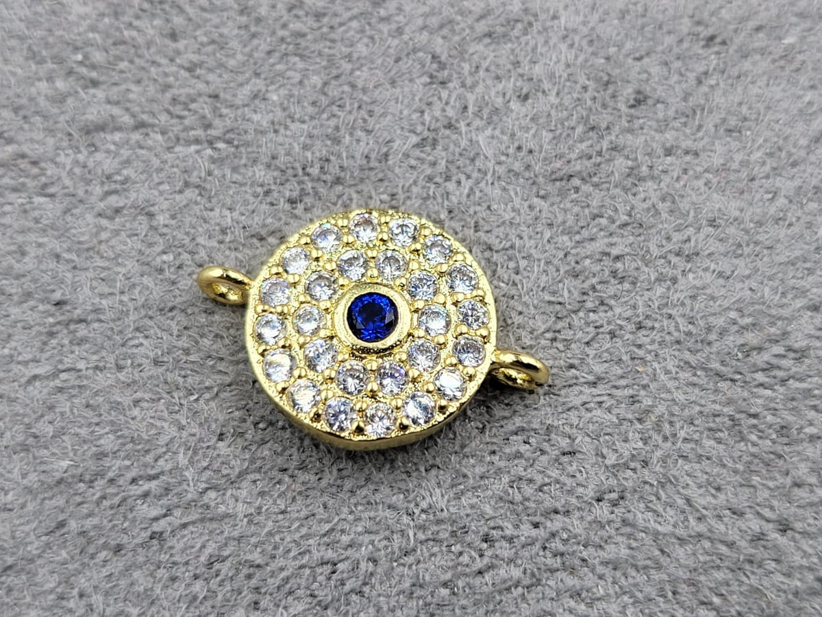 Конектор 10*15 мм колір лимонне золото (гіпоалергений сплав)