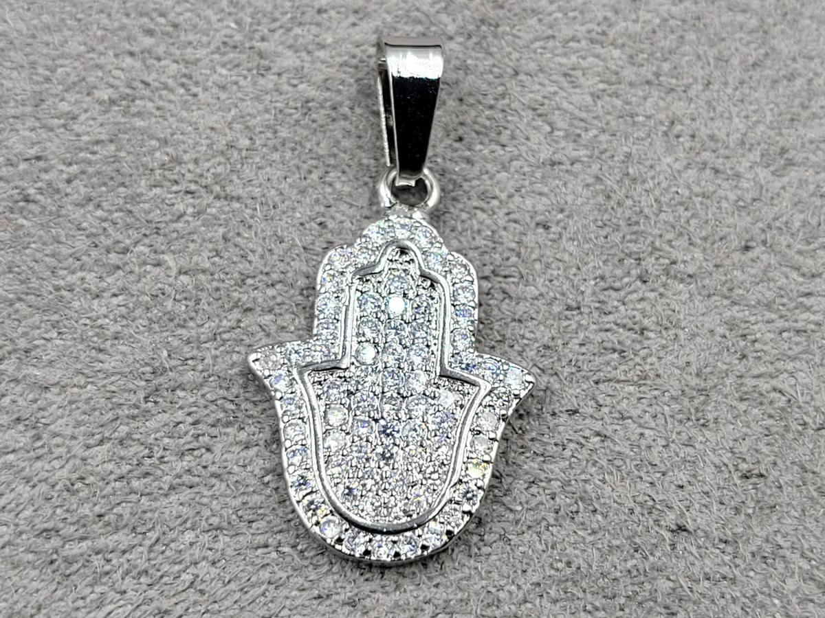 Підвіска 13*19 мм родій (гіпоалергений сплав)