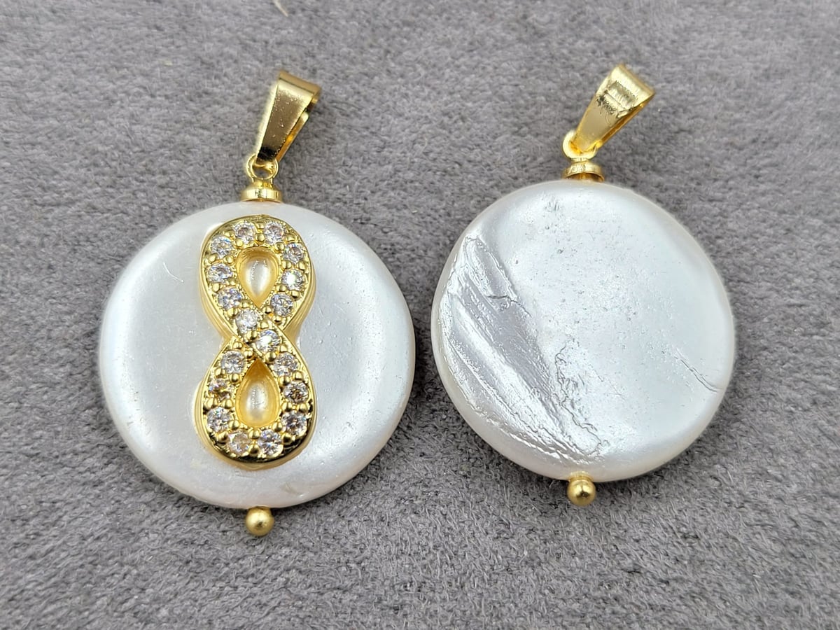 Підвіска 20 мм колір лимонне золото (гіпоалергений сплав)