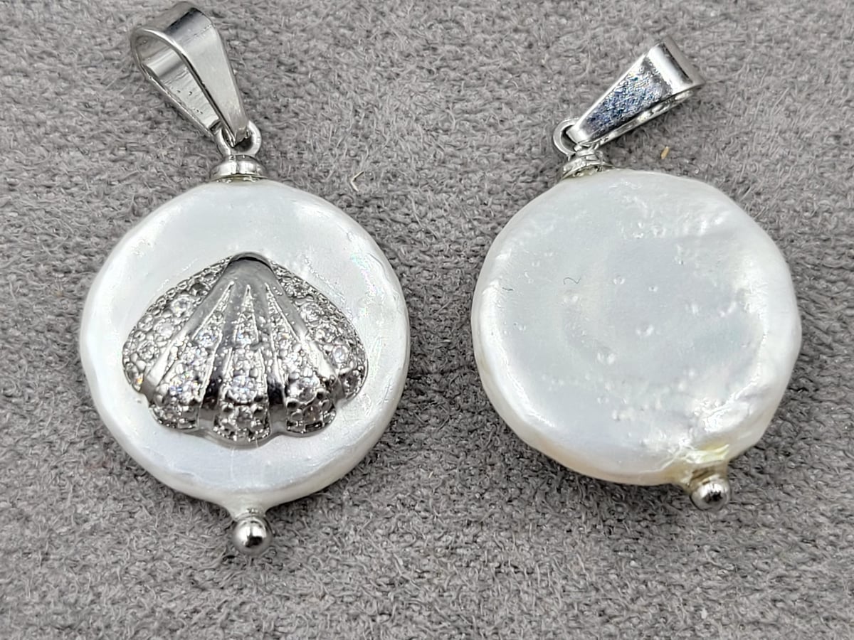 Підвіска 15 мм родій (гіпоалергений сплав)