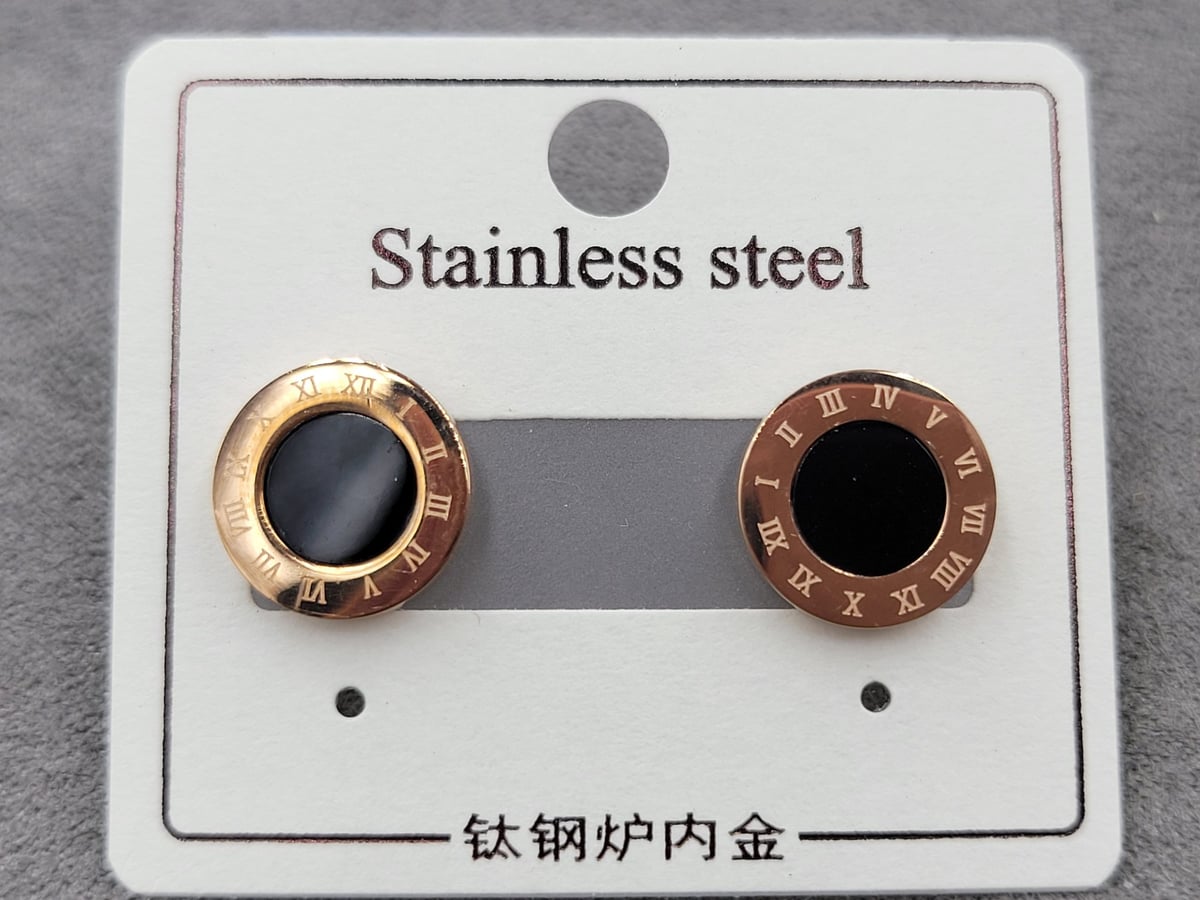 Гвоздики 12 мм нержавіюча сталь рожеве золото