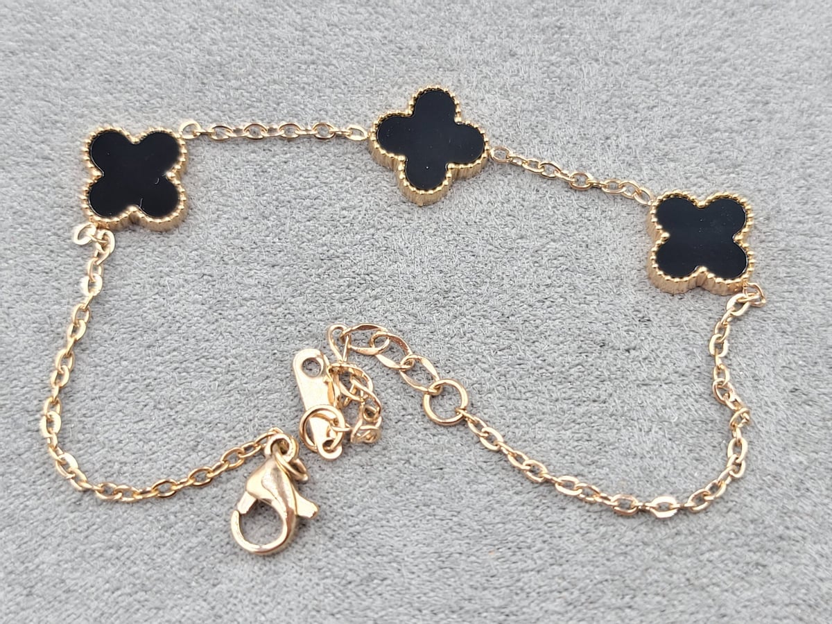 Браслет 1,5 мм кулон 11 мм довж.18 см + 5 см нержавіюча сталь рожеве золото