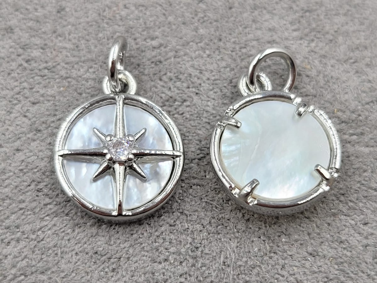 Підвіска 11 мм родій (гіпоалергений сплав)