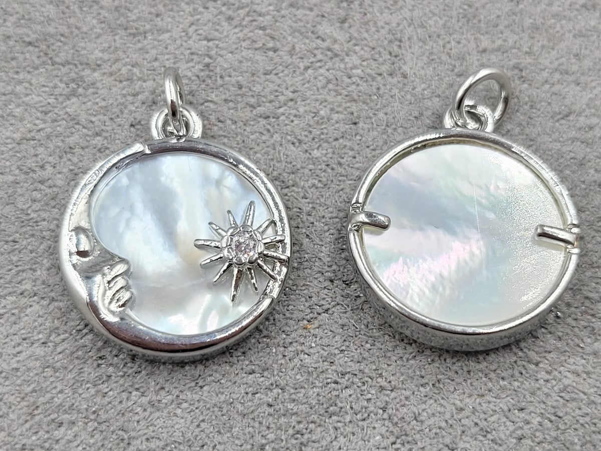 Підвіска 16 мм родій (гіпоалергений сплав)