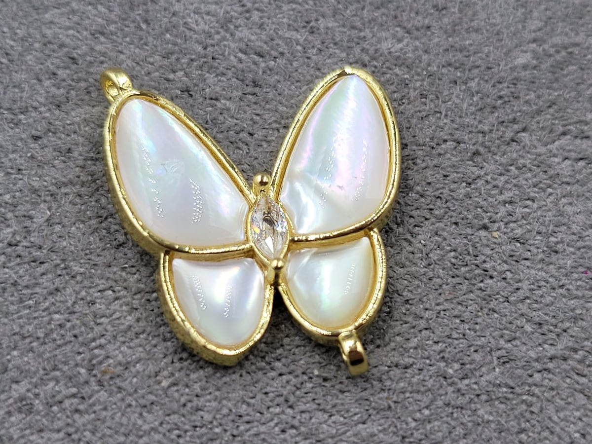 Конектор 17*19 мм колір лимонне золото (гіпоалергений сплав)