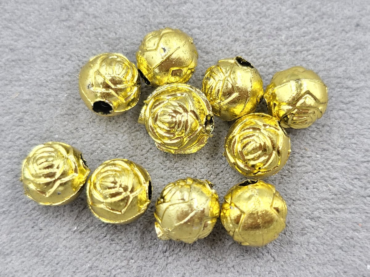 Бусина 8 мм пластикова 70 шт