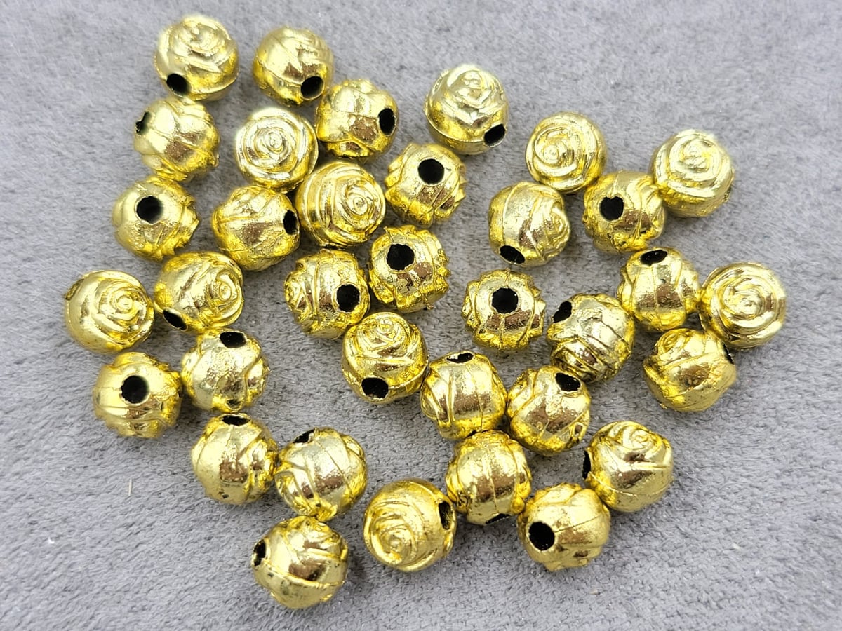 Бусина 6 мм пластикова 140 шт