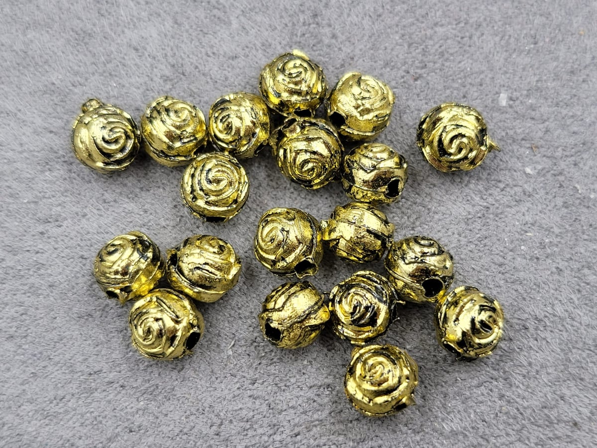 Бусина 6 мм пластикова 125 шт