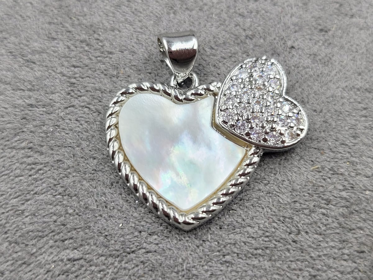 Підвіска 18*22 мм родій (гіпоалергений сплав)