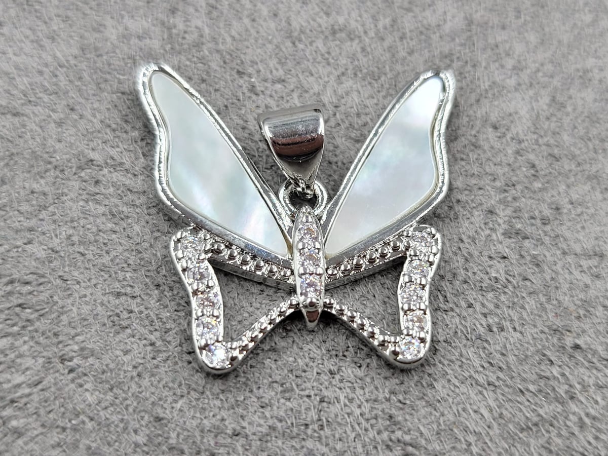 Підвіска 21*20 мм колір сталь (гіпоалергений сплав)