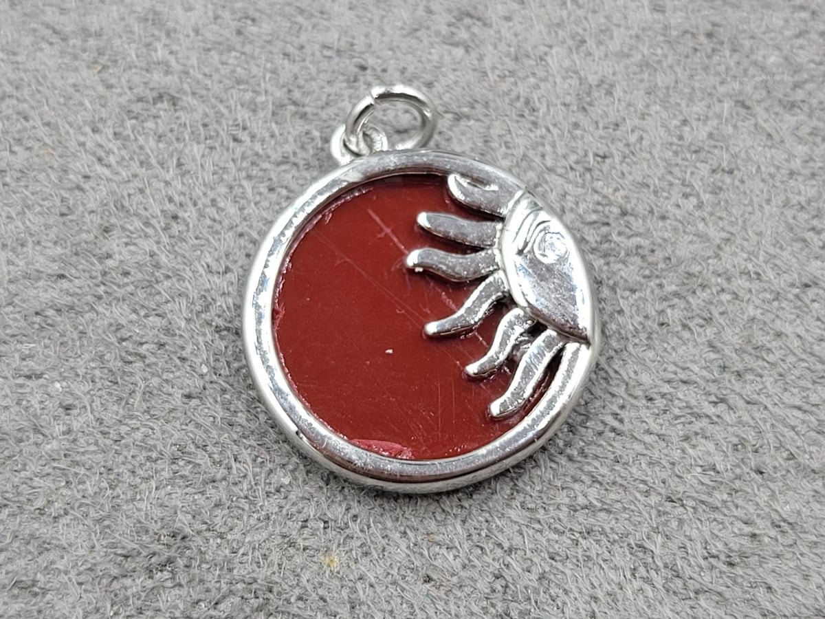 Підвіска 14 мм родій (гіпоалергений сплав)