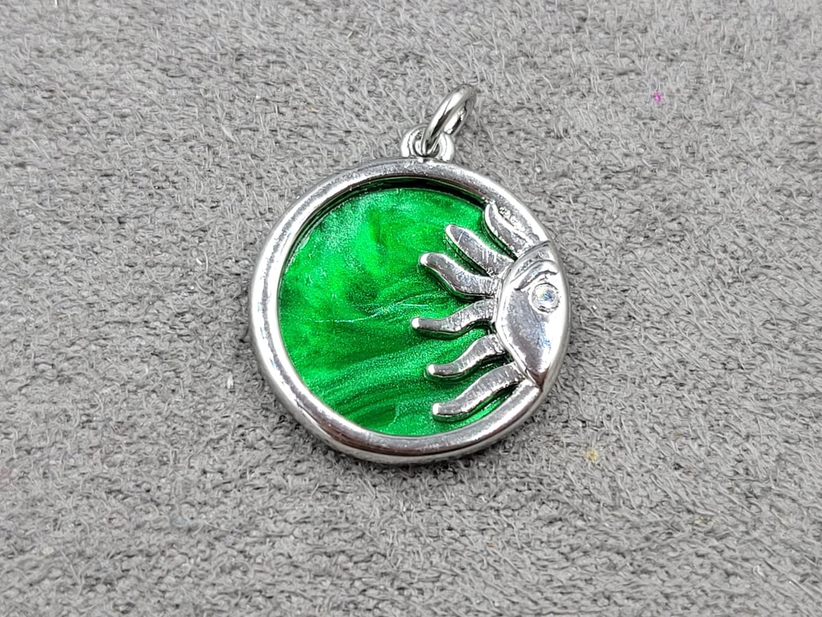 Підвіска 14 мм родій (гіпоалергений сплав)