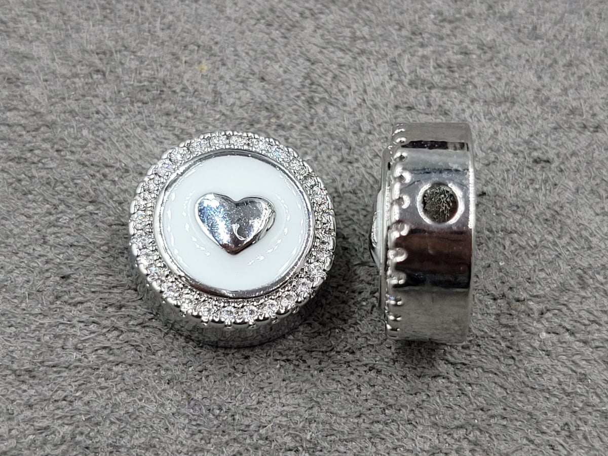 Бусина 5*12 мм колір сталь (гіпоалергений сплав)