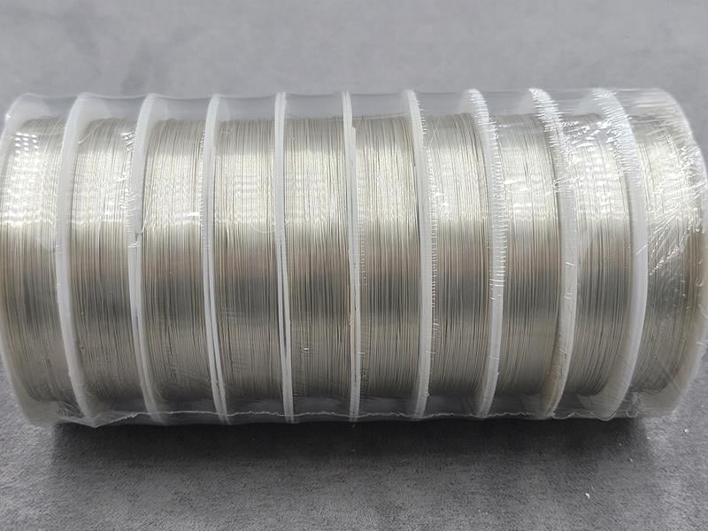 Дріт 0,3 мм 14 м колір срібло 10 шт.  (не міняє колір)