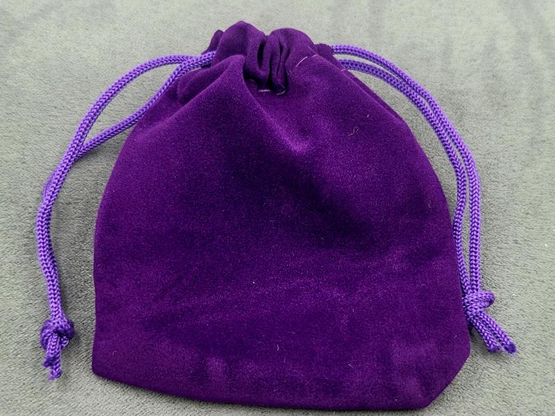 Мішечки бархатні 7*9 см 50 шт фіолетові