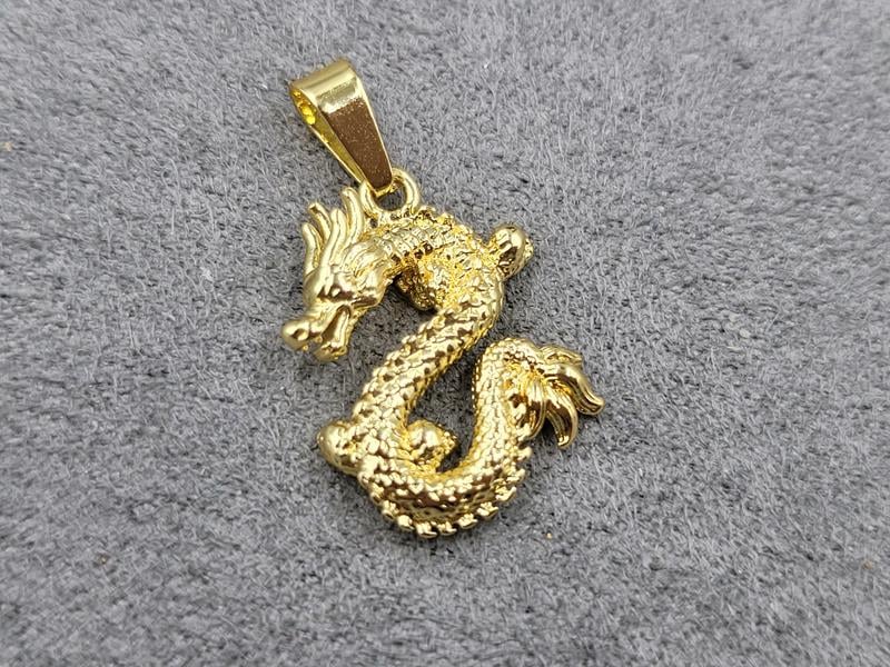 Підвіска 14*18 мм колір лимонне золото (гіпоалергений сплав)