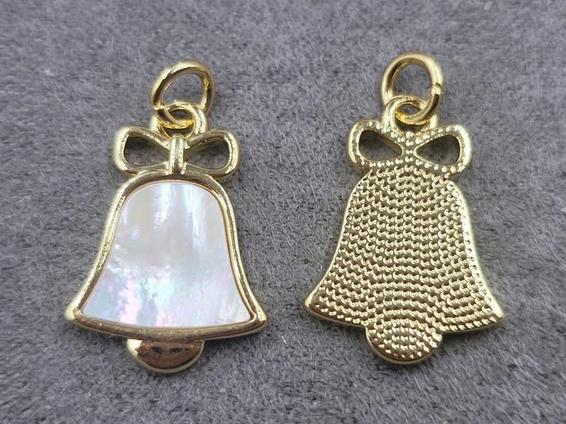 Підвіска 23*29 мм колір лимонне золото (гіпоалергений сплав)