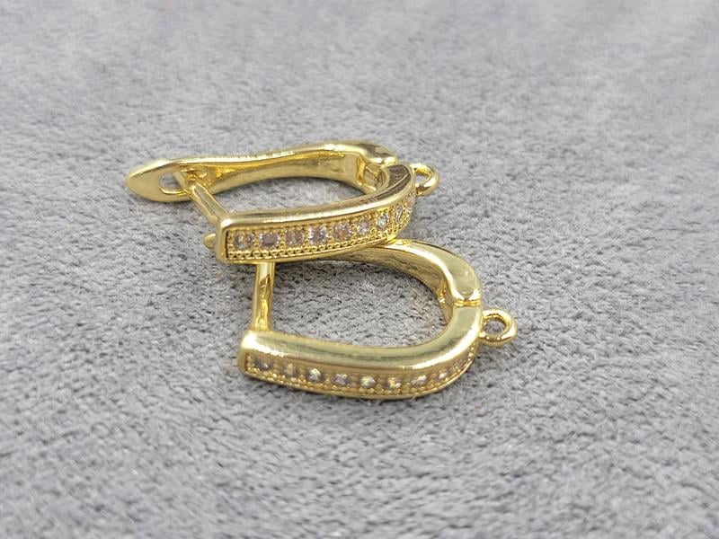 Швенза 3*15 мм колір лимоне золото (гіпоалергений сплав)