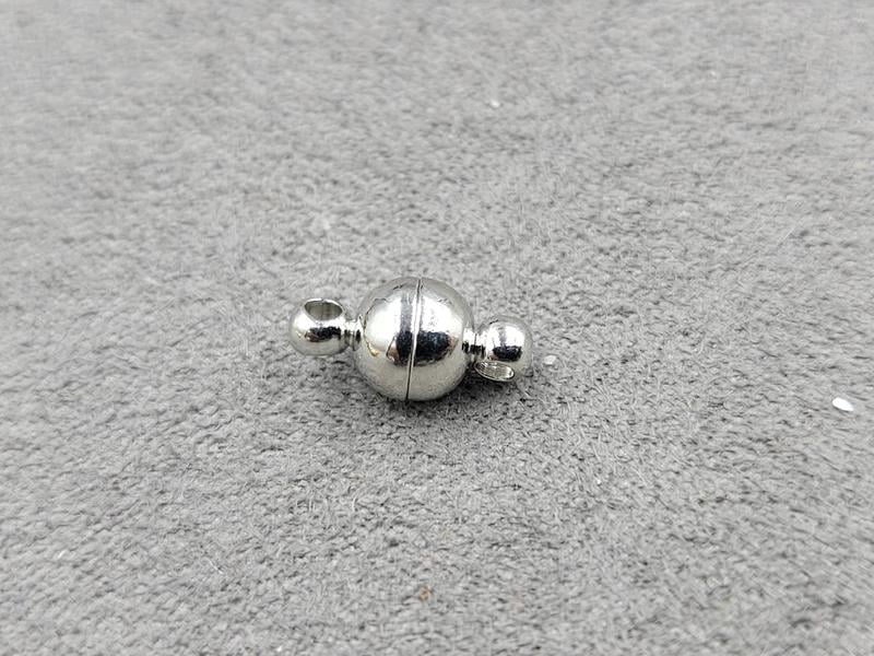 Замок магнітний 6 мм колір сталь