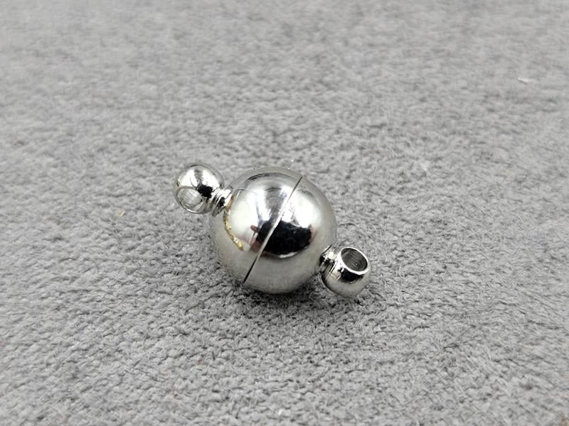 Замок магнітний 10 мм колір сталь