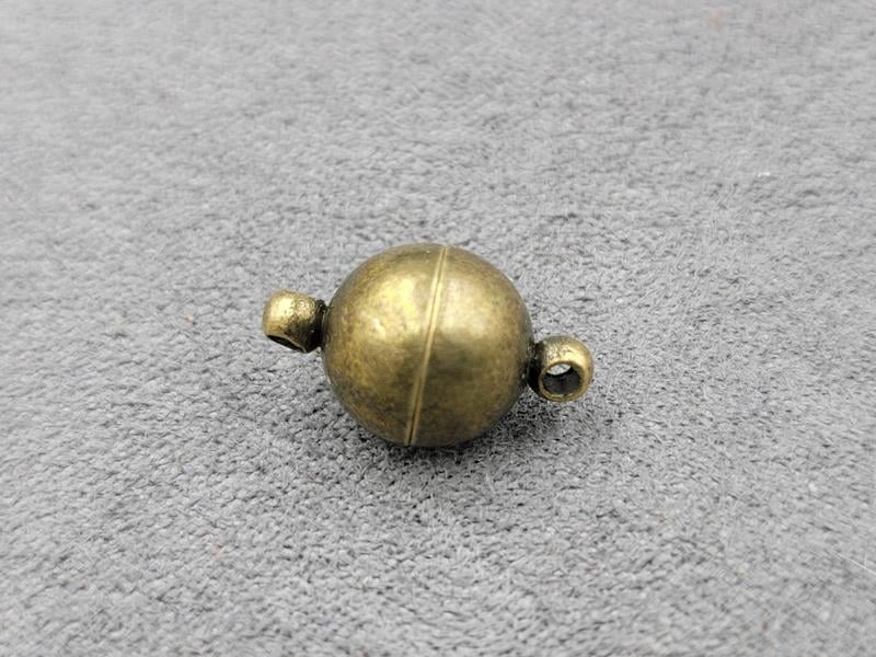 Замок магнітний 10 мм колір бронза