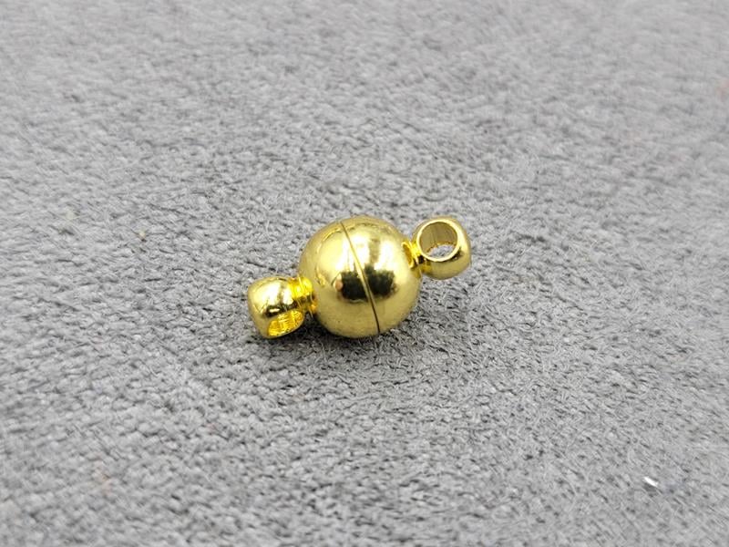 Замок магнітний 6 мм колір лимонне золото