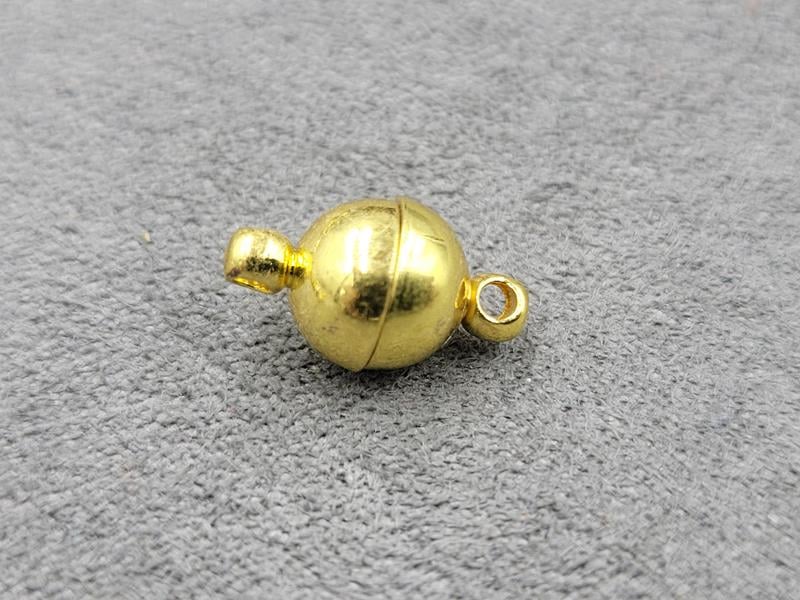 Замок магнітний 8 мм колір лимонне золото