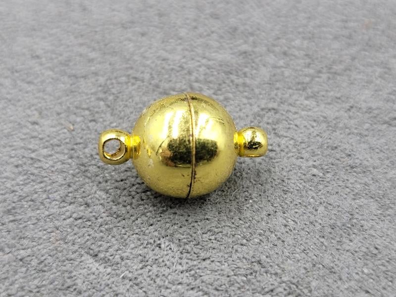 Замок магнітний 10 мм колір лимонне золото