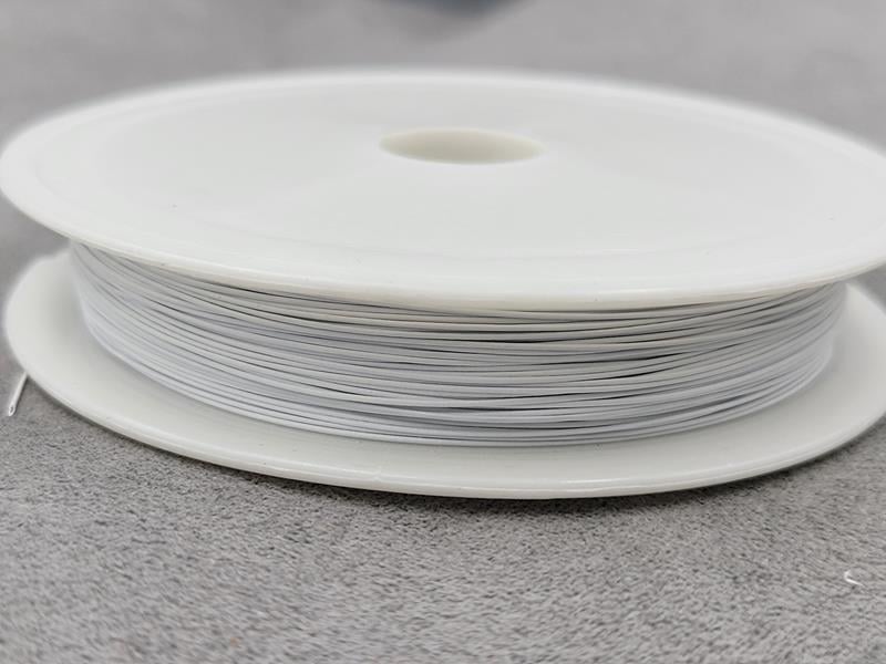 Ювелірний трос 0,3 мм 1 штука (біля 25 м) білий