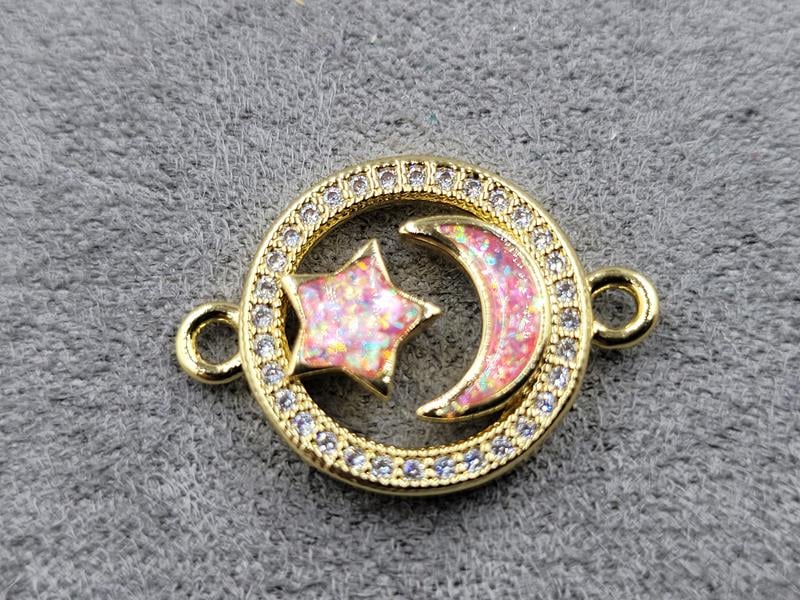 Конектор 16*22 мм колір лимонне золото (гіпоалергений сплав)