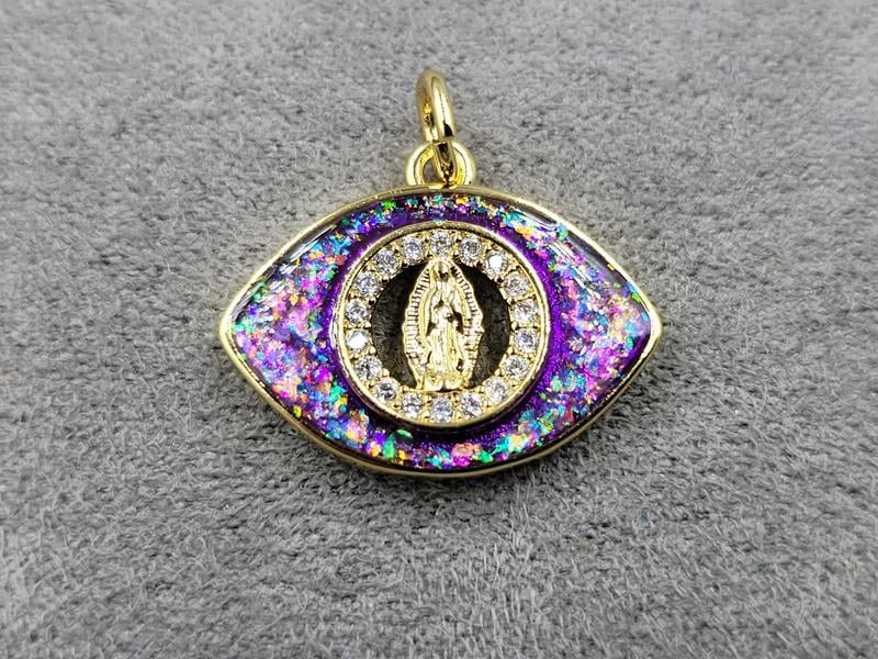 Підвіска 15*19 мм колір лимонне золото (гіпоалергений сплав)