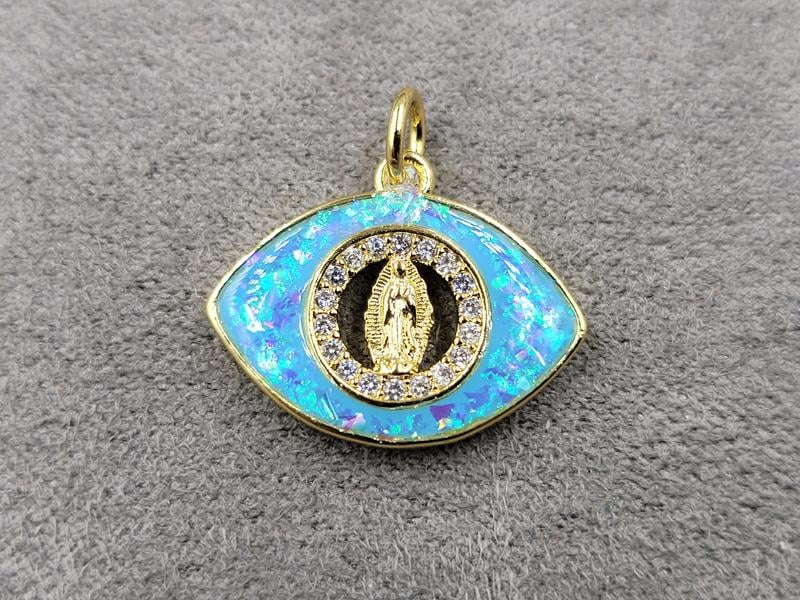 Підвіска 15*19 мм колір лимонне золото (гіпоалергений сплав)