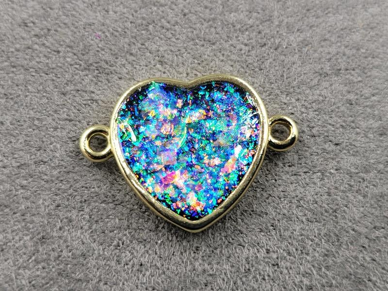 Конектор 16*21 мм колір лимонне золото (гіпоалергений сплав)