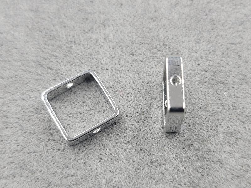 Бусина 10 мм т. 2,8 мм родій (гіпоалергений сплав)